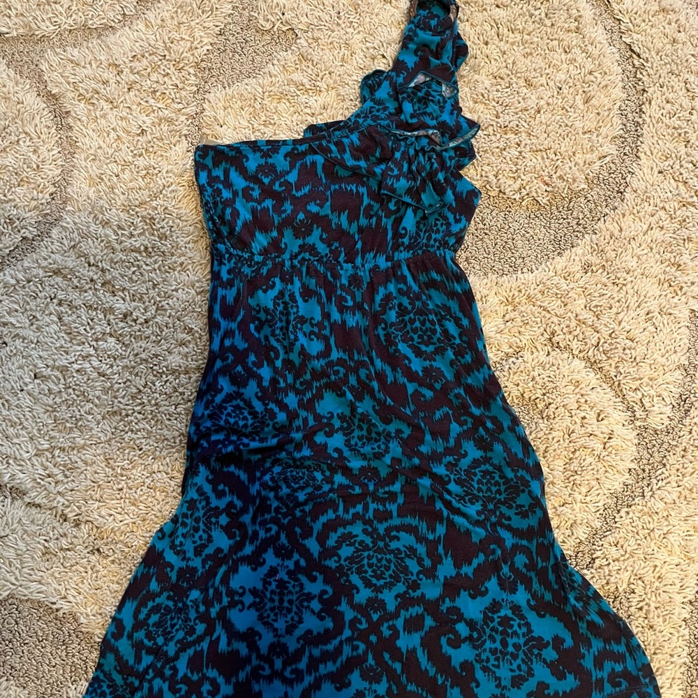 One shoulder mini dress